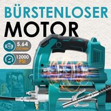 Anancyi Accu-vetpers voor Mak-ita 18 V accu, 12000 psi-druk, elektrische vetpers met 30 cm 90 cm hogedrukslang, perfect voor vrachtwagens, boerderijen, bouw en doe-het-zelf (zonder accu)