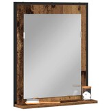 Badkamer Spiegel Oud Hout 50x12x60 cm - 47% Korting!