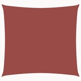 vidaXL Zonnescherm vierkant 6x6 m oxford stof terracottakleurig