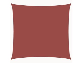 vidaXL Zonnescherm vierkant 6x6 m oxford stof terracottakleurig