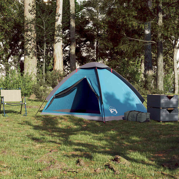 vidaXL Koepeltent 2-persoons waterdicht blauw
