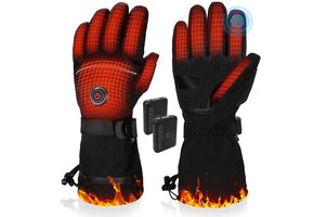 Verwarmde Handschoenen Zwart XL - 53% Korting