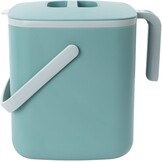 Blue Ginkgo Compostbak voor in de keuken (5 l/1,32 gallon) - filtervrij, geurdicht aanrecht voedselafvalemmer met handgrepen (Made in Korea, Green)