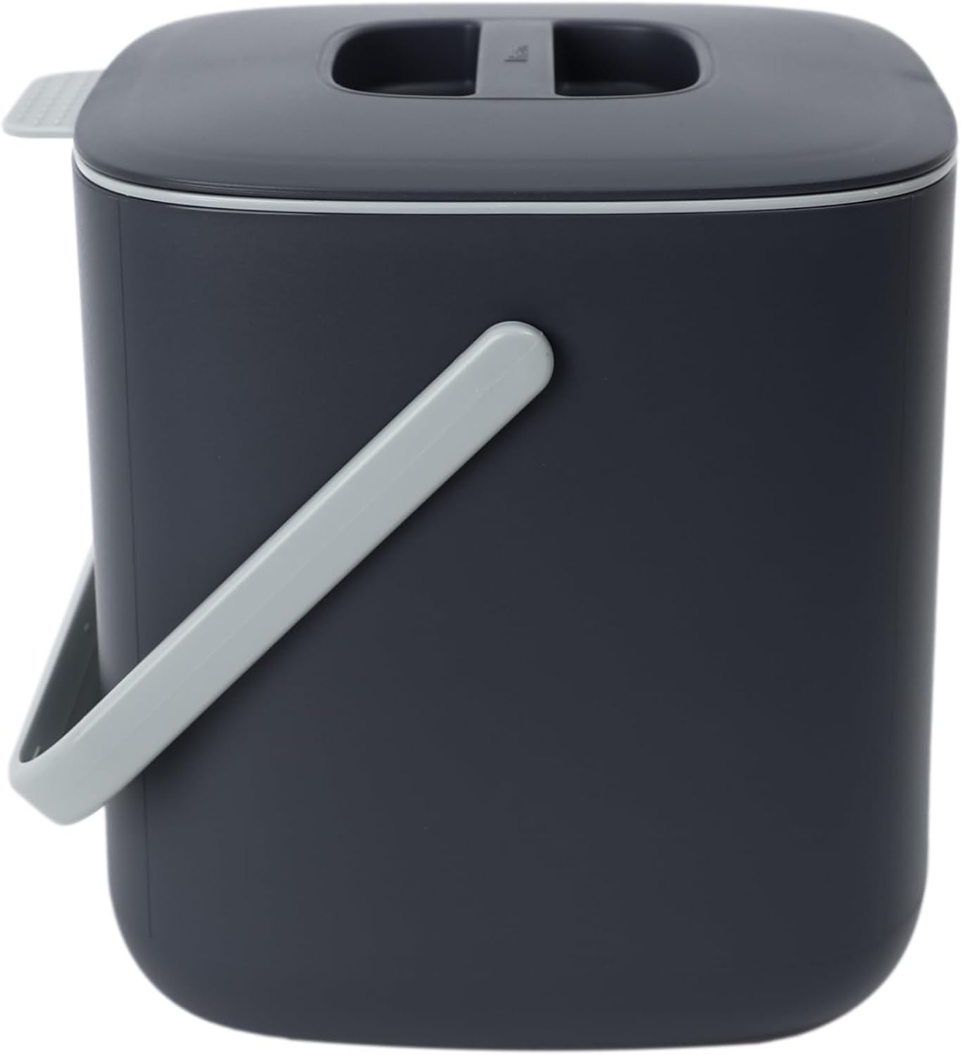 Blue Ginkgo Compostbak voor in de keuken (5 l/1,32 gallon) - filtervrij, geurdicht aanrecht voedselafvalemmer met handgrepen (Made in Korea, Green)