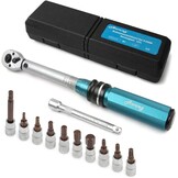 Awang 1/4" Verstelbare momentsleutel 5-25 Nm met ratel, 72 tanden