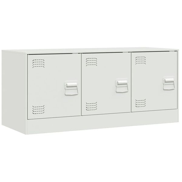 Wit Stalen TV-meubel 99x39x44 cm - 60% Korting