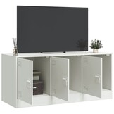 Wit Stalen TV-meubel 99x39x44 cm - 60% Korting