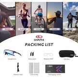 KAPVOE Fotocromische Fietsbril Heren Dames MTB Mountainbike Helder K9023