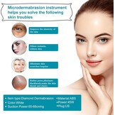 TwoWin Diamant Microdermabrasie Dermabrasie Machine, 3-in-1 Professionele Huidverjonging Acne Rimpel Behandeling Salon Apparatuur voor Gezicht met Vacuüm en Spray (Sterke Zuigkracht: 65-68 cmhg)