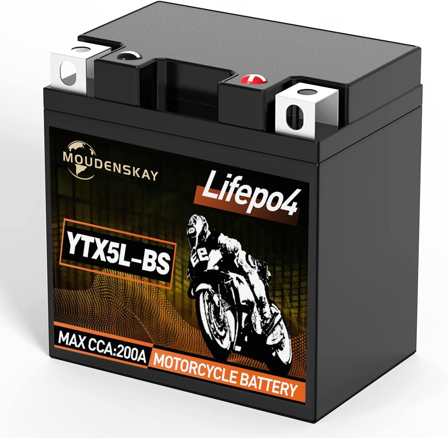 Lithium Motorfietsaccu 12V Lithium Powersports Accu met BMS (YTX20L-BS 12.8V 700CCA+) LiFePO4 Motorfiets Startaccu voor motorfietsen, ATV's, UTV's, waterscooters, enz. - Maat YTX20L-BS new