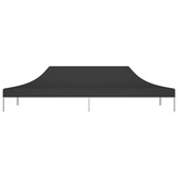 vidaXL Partytentdak 270 g/m² 6x3 m zwart