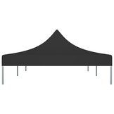 vidaXL Partytentdak 270 g/m² 6x3 m zwart