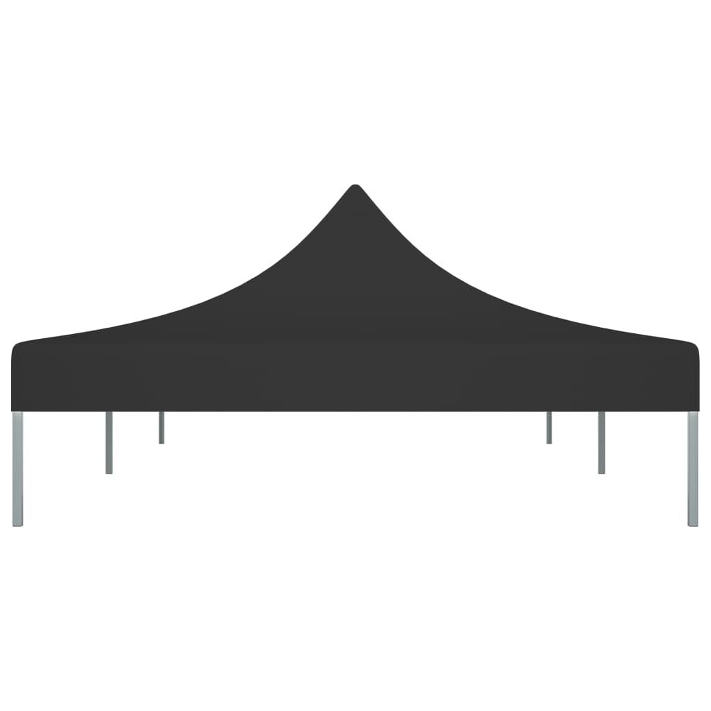 vidaXL Partytentdak 270 g/m² 6x3 m zwart