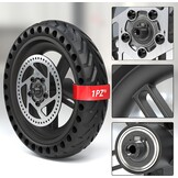 1PZ FMR-T1D compleet massief wiel 8,5 inch vervanging voor Xiaomi M365 Pro Gotrax Gxl V2 elektrische scooter volledige band voor voor- en achterwiel compleet met naaf en remschijf 110 mm