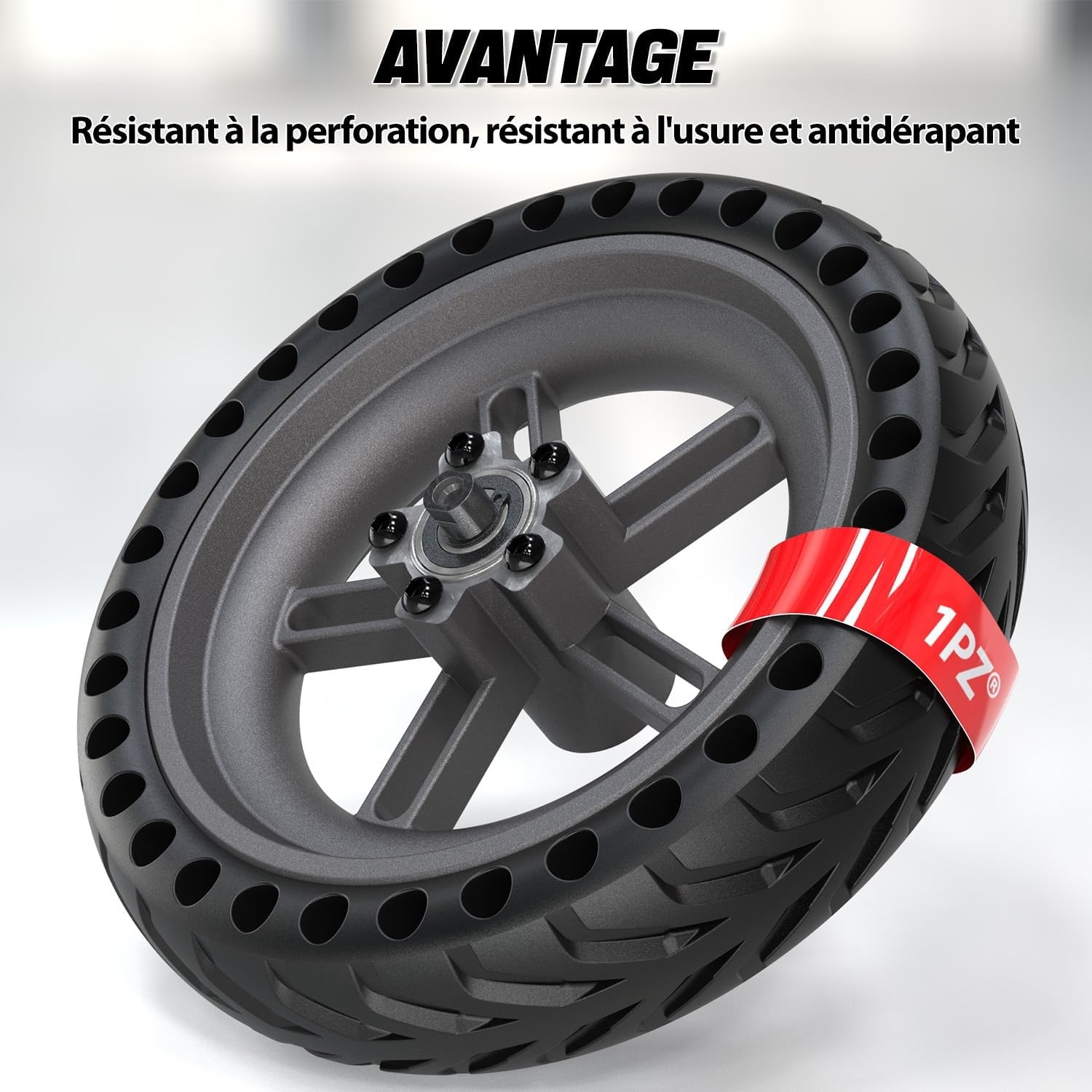 1PZ FMR-T1D compleet massief wiel 8,5 inch vervanging voor Xiaomi M365 Pro Gotrax Gxl V2 elektrische scooter volledige band voor voor- en achterwiel compleet met naaf en remschijf 110 mm