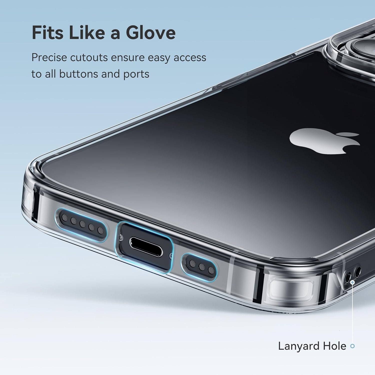 Transparant iPhone 13 Pro Hoesje | Militaire Valbescherming | Anti-Vergeling