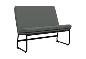 Donkergrijs Bankje 100x75x76 cm met 56% Korting
