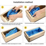 Générique Volautomatische overschoenen Dispenser — Klein, Licht En Gemakkelijk Te Gebruiken, Schoen Trim