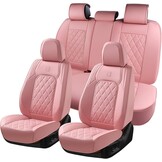 Coverado Luxe PU Leder Universele Autostoelhoezen - Waterdicht - Voor & Achterstoelen