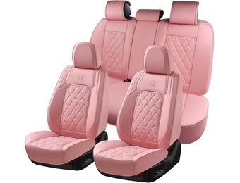 Coverado Luxe PU Leder Universele Autostoelhoezen - Waterdicht - Voor & Achterstoelen