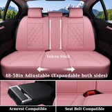 Coverado Luxe PU Leder Universele Autostoelhoezen - Waterdicht - Voor & Achterstoelen