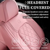 Coverado Luxe PU Leder Universele Autostoelhoezen - Waterdicht - Voor & Achterstoelen