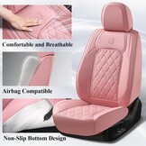 Coverado Luxe PU Leder Universele Autostoelhoezen - Waterdicht - Voor & Achterstoelen