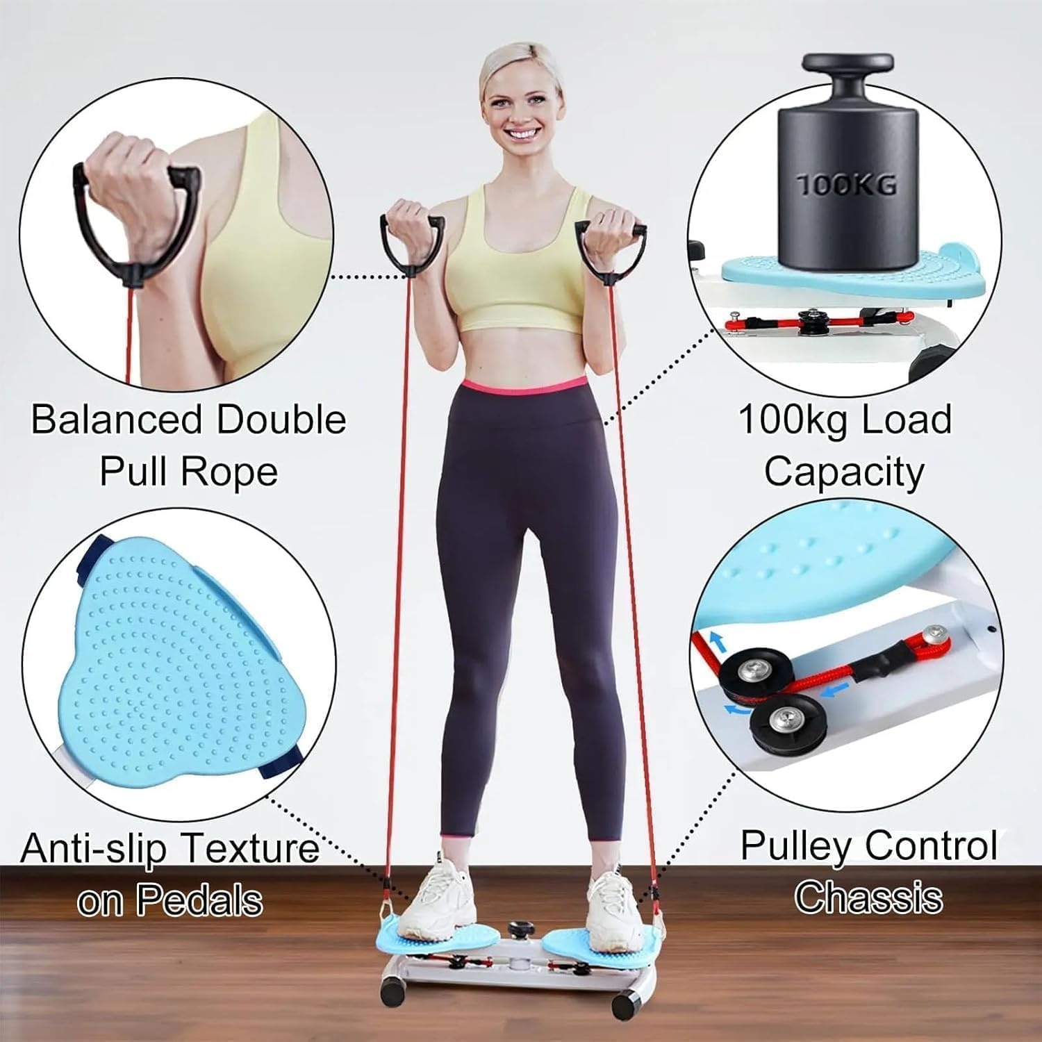 Twist Boards, taille-twistermachine, balansbord voor voetmassage en gewichtsverlies