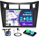 Android Radio Carplay Autoradio voor Toyota Yaris 2005-2011