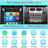 Android Radio Carplay Autoradio voor Toyota Yaris 2005-2011