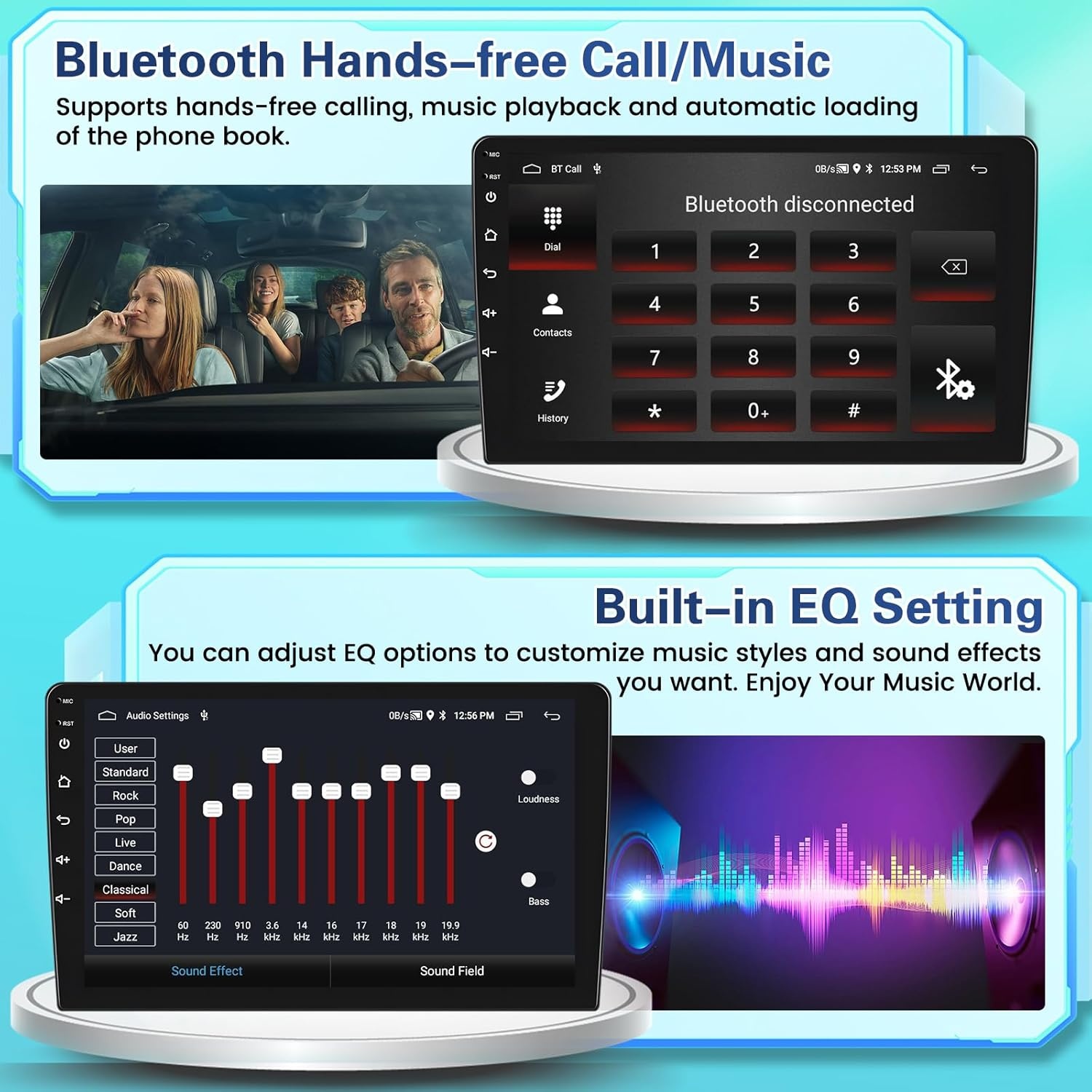 Android Radio Carplay Autoradio voor Toyota Yaris 2005-2011