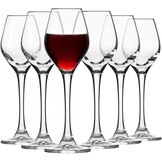 Krosno Grote Bourgogne-roudewijn­glazen | Set van 6 | 860 ml | Splendour-collectie | Perfect voor thuis, restaurants en feestjes | Vaatwasmachinebestendig | Loodvrij kristalglas
