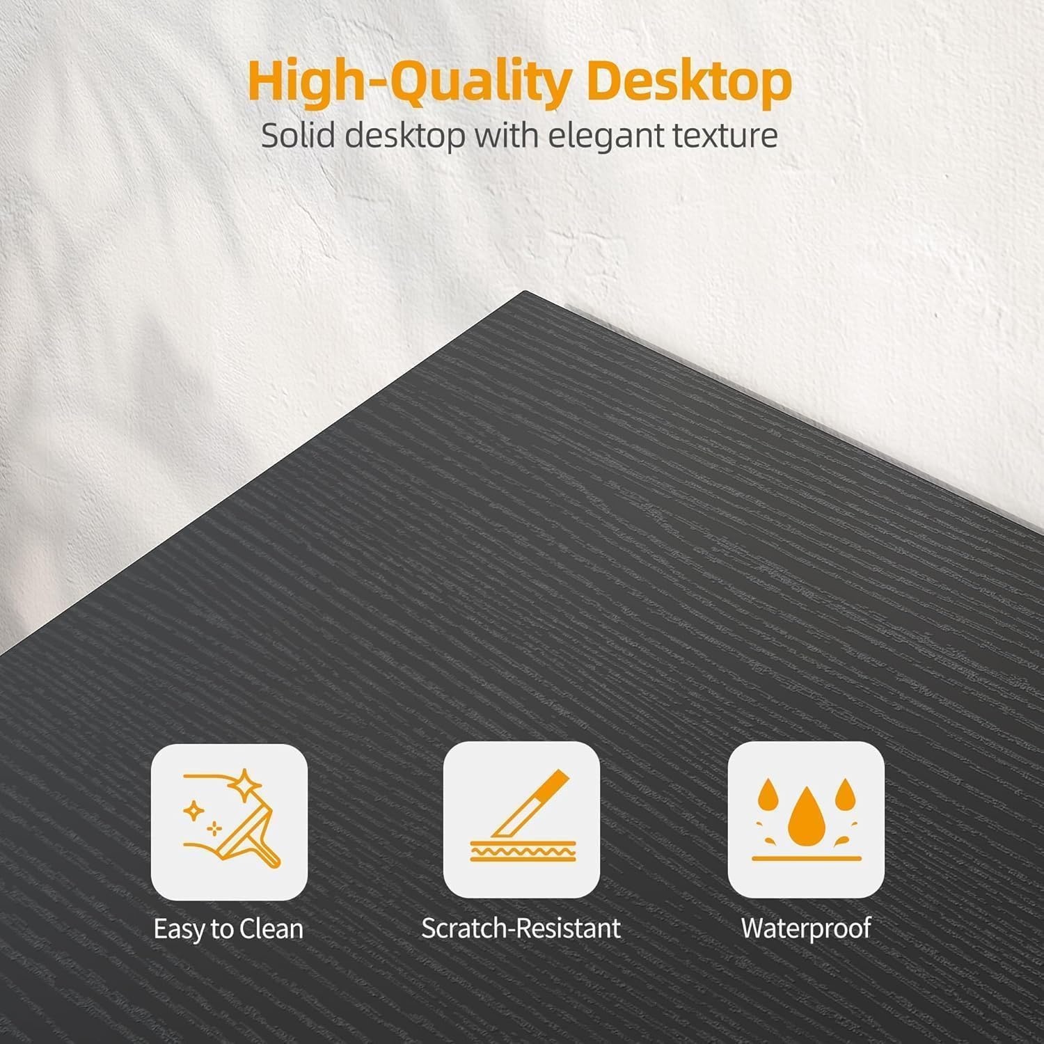 BEXEVUE Klein Hoekbureau met Stopcontacten - 100x70 cm L-vormig Computerbureau Schrijftafel, Omkeerbare Grote Opbergplanken, Boekenplank Werkstation voor Studie Speel Werk Slaapkamer Thuis Kantoor - Maat 100 x 70 cm