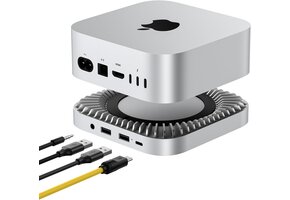 Mac Mini Hub & Standaard 40Gbps NVMe SSD + 2x USB-A, 36% Korting