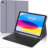 Hoes met Italiaans QWERTY Toetsenbord voor iPad 10e/11e Gen Violet - 74% Korting!