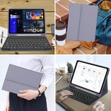 Hoes met Italiaans QWERTY Toetsenbord voor iPad 10e/11e Gen Violet - 74% Korting!