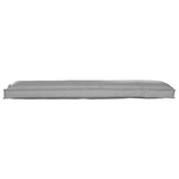 vidaXL Palletkussen voor bank Grijs 150 x 40 x 8 cm Oxford stof