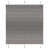 vidaXL Plissé rolgordijn 120x150 cm stofbreedte 119,4 cm antraciet