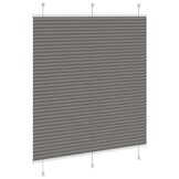 vidaXL Plissé rolgordijn 120x150 cm stofbreedte 119,4 cm antraciet