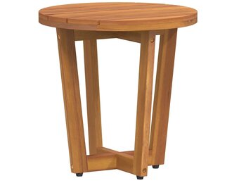 vidaXL Tuinbijzettafel rond Ø40x40 cm massief acaciahout