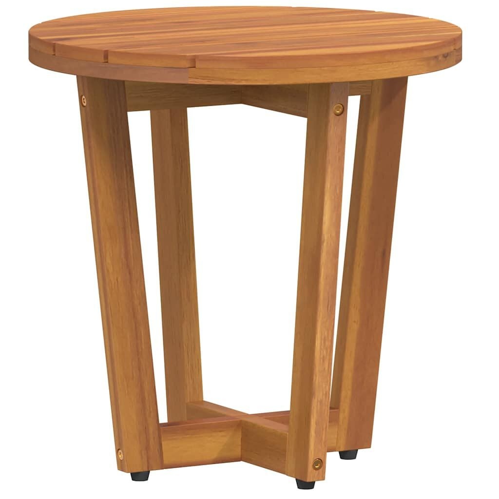 vidaXL Tuinbijzettafel rond Ø40x40 cm massief acaciahout