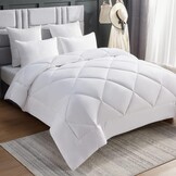 WAVVE Winterdekbed, 220 x 240 cm, voor bed van 135/150 cm, 450 g/m², zachte, ademende vezels, 240 x 220 cm