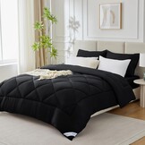 WAVVE Winterdekbed, 220 x 240 cm, voor bed van 135/150 cm, 450 g/m², zachte, ademende vezels, 240 x 220 cm