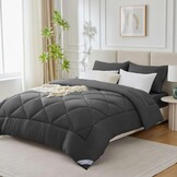 WAVVE Winterdekbed, 220 x 240 cm, voor bed van 135/150 cm, 450 g/m², zachte, ademende vezels, 240 x 220 cm