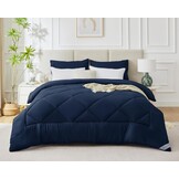 WAVVE Winterdekbed, 220 x 240 cm, voor bed van 135/150 cm, 450 g/m², zachte, ademende vezels, 240 x 220 cm
