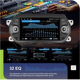 Android Autoradio 4+64GB voor FIAT TIPO EGEA 2015-2017 met Wireless CarPlay, Android Auto en 7'' IPS Touch Screen