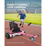 CO-Z Hoverkart Go Kart Zitje voor Elektrische Hoverboards (6.5, 8 en 10 inch) - Roze