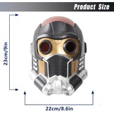 Star Lord Deluxe helm met volledig hoofd, Galaxy Guardians-helm, Halloween-kostuum, cosplay, party, rekwisieten voor volwassenen