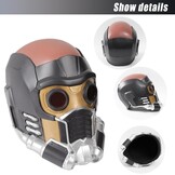 Star Lord Deluxe helm met volledig hoofd, Galaxy Guardians-helm, Halloween-kostuum, cosplay, party, rekwisieten voor volwassenen