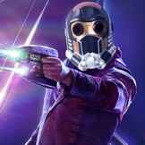 Star Lord Deluxe helm met volledig hoofd, Galaxy Guardians-helm, Halloween-kostuum, cosplay, party, rekwisieten voor volwassenen